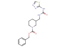benzyl 3-({[(1,3,4-thiadiazol-2-ylamino)carbonyl]amino}methyl)piperidine-1-carboxylate