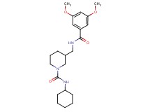 N-cyclohexyl-3-{[(3,5-dimethoxybenzoyl)amino]methyl}-1-piperidinecarboxamide