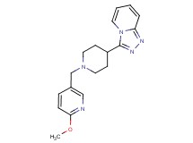 3-{1-[(6-methoxypyridin-3-yl)methyl]piperidin-4-yl}[1,2,4]triazolo[4,3-a]pyridine