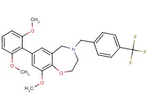 7-(2,6-dimethoxyphenyl)-9-methoxy-4-[4-(trifluoromethyl)benzyl]-2,3,4,5-tetrahydro-1,4-benzoxazepine