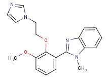 2-{2-[2-(1H-imidazol-1-yl)ethoxy]-3-methoxyphenyl}-1-methyl-1H-benzimidazole
