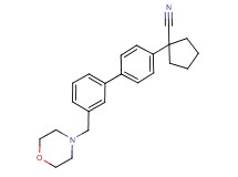 1-[3'-(morpholin-4-ylmethyl)biphenyl-4-yl]cyclopentanecarbonitrile