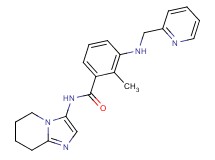 2-methyl-3-[(pyridin-2-ylmethyl)amino]-N-(5,6,7,8-tetrahydroimidazo[1,2-a]pyridin-3-yl)benzamide