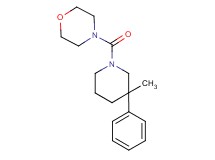 4-[(3-methyl-3-phenylpiperidin-1-yl)carbonyl]morpholine