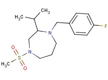 1-(4-fluorobenzyl)-2-isopropyl-4-(methylsulfonyl)-1,4-diazepane