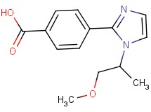 4-[1-(2-methoxy-1-methylethyl)-1H-imidazol-2-yl]benzoic acid
