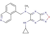 N'-cyclopropyl-N-(5-isoquinolinylmethyl)-N-methyl[1,2,5]oxadiazolo[3,4-b]pyrazine-5,6-diamine