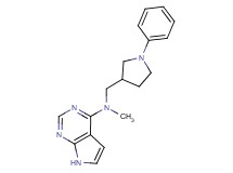 N-methyl-N-[(1-phenyl-3-pyrrolidinyl)methyl]-7H-pyrrolo[2,3-d]pyrimidin-4-amine