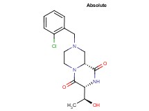 (3R,9aR)-8-(2-chlorobenzyl)-3-[(1S)-1-hydroxyethyl]tetrahydro-2H-pyrazino[1,2-a]pyrazine-1,4(3H,6H)-dione