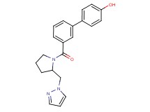 3'-{[2-(1H-pyrazol-1-ylmethyl)pyrrolidin-1-yl]carbonyl}biphenyl-4-ol