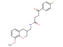 4-(4-fluorophenyl)-N-[(8-methoxy-3,4-dihydro-2H-chromen-3-yl)methyl]-4-oxobutanamide