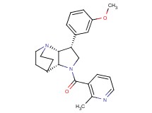 (3R*,3aR*,7aR*)-3-(3-methoxyphenyl)-1-[(2-methylpyridin-3-yl)carbonyl]octahydro-4,7-ethanopyrrolo[3,2-b]pyridine