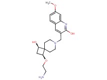 3-{[rel-(1S,3R)-1-(2-aminoethoxy)-3-hydroxy-7-azaspiro[3.5]non-7-yl]methyl}-7-methoxy-2-quinolinol dihydrochloride