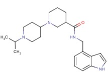 N-(1H-indol-4-ylmethyl)-1'-isopropyl-1,4'-bipiperidine-3-carboxamide