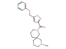 2-methyl-8-{[5-(phenoxymethyl)-3-isoxazolyl]carbonyl}-2,8-diazaspiro[5.5]undecane