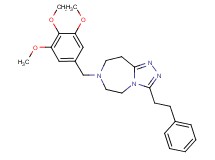 3-(2-phenylethyl)-7-(3,4,5-trimethoxybenzyl)-6,7,8,9-tetrahydro-5H-[1,2,4]triazolo[4,3-d][1,4]diazepine