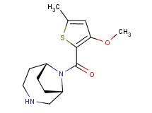 (1S*,6R*)-9-[(3-methoxy-5-methyl-2-thienyl)carbonyl]-3,9-diazabicyclo[4.2.1]nonane