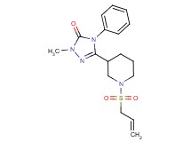 5-[1-(allylsulfonyl)piperidin-3-yl]-2-methyl-4-phenyl-2,4-dihydro-3H-1,2,4-triazol-3-one