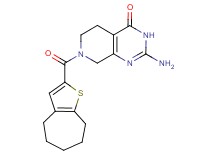 2-amino-7-(5,6,7,8-tetrahydro-4H-cyclohepta[b]thien-2-ylcarbonyl)-5,6,7,8-tetrahydropyrido[3,4-d]pyrimidin-4(3H)-one