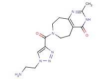 7-{[1-(2-aminoethyl)-1H-1,2,3-triazol-4-yl]carbonyl}-2-methyl-3,5,6,7,8,9-hexahydro-4H-pyrimido[4,5-d]azepin-4-one