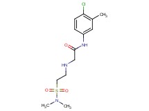N-(4-chloro-3-methylphenyl)-2-({2-[(dimethylamino)sulfonyl]ethyl}amino)acetamide