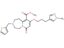 methyl 9-[3-(1-methyl-1H-pyrazol-4-yl)propoxy]-7-oxo-3-(2-thienylmethyl)-1,2,3,4,5,7-hexahydropyrido[1,2-d][1,4]diazepine-10-carboxylate