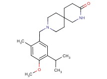 9-(5-isopropyl-4-methoxy-2-methylbenzyl)-2,9-diazaspiro[5.5]undecan-3-one