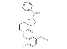 2-benzoyl-7-(2-fluoro-5-methoxybenzyl)-2,7-diazaspiro[4.5]decan-6-one