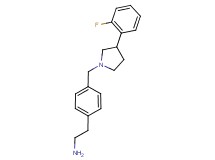 [2-(4-{[3-(2-fluorophenyl)-1-pyrrolidinyl]methyl}phenyl)ethyl]amine dihydrochloride