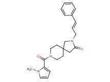 8-[(1-methyl-1H-pyrrol-2-yl)carbonyl]-2-[(2E)-3-phenyl-2-propen-1-yl]-2,8-diazaspiro[4.5]decan-3-one