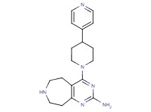 4-[4-(4-pyridinyl)-1-piperidinyl]-6,7,8,9-tetrahydro-5H-pyrimido[4,5-d]azepin-2-amine dihydrochloride