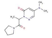 5-(dimethylamino)-2-(1-methyl-2-oxo-2-pyrrolidin-1-ylethyl)pyridazin-3(2H)-one