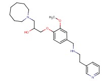 1-(1-azocanyl)-3-[2-methoxy-4-({[2-(3-pyridinyl)ethyl]amino}methyl)phenoxy]-2-propanol