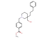 methyl 4-{[3-(hydroxymethyl)-3-(3-phenylpropyl)-1-piperidinyl]methyl}benzoate