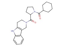 2-{[1-(cyclohexylcarbonyl)pyrrolidin-2-yl]carbonyl}-2,3,4,5-tetrahydro-1H-pyrido[4,3-b]indole