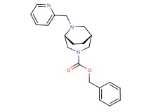 benzyl (1R*,5R*)-6-(2-pyridinylmethyl)-3,6-diazabicyclo[3.2.2]nonane-3-carboxylate