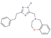 4-{[3-(2-phenylethyl)-1H-1,2,4-triazol-5-yl]methyl}-2,3,4,5-tetrahydro-1,4-benzoxazepine