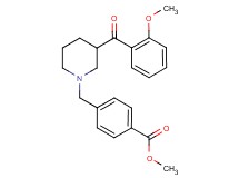 methyl 4-{[3-(2-methoxybenzoyl)-1-piperidinyl]methyl}benzoate