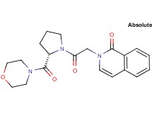 2-{2-[(2S)-2-(morpholin-4-ylcarbonyl)pyrrolidin-1-yl]-2-oxoethyl}isoquinolin-1(2H)-one