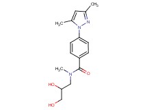 N-(2,3-dihydroxypropyl)-4-(3,5-dimethyl-1H-pyrazol-1-yl)-N-methylbenzamide