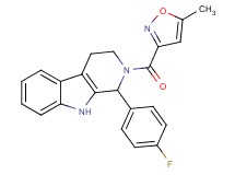 1-(4-fluorophenyl)-2-[(5-methyl-3-isoxazolyl)carbonyl]-2,3,4,9-tetrahydro-1H-beta-carboline