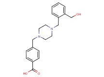 4-({4-[2-(hydroxymethyl)benzyl]piperazin-1-yl}methyl)benzoic acid