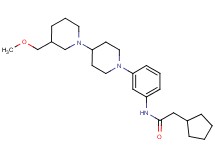 2-cyclopentyl-N-{3-[3-(methoxymethyl)-1,4'-bipiperidin-1'-yl]phenyl}acetamide