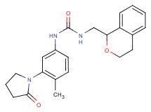N-(3,4-dihydro-1H-2-benzopyran-1-ylmethyl)-N'-[4-methyl-3-(2-oxopyrrolidin-1-yl)phenyl]urea