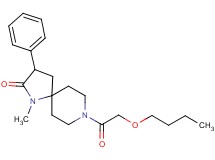 8-(butoxyacetyl)-1-methyl-3-phenyl-1,8-diazaspiro[4.5]decan-2-one