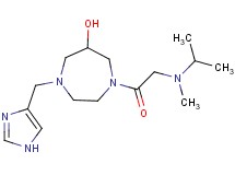 1-(1H-imidazol-4-ylmethyl)-4-(N-isopropyl-N-methylglycyl)-1,4-diazepan-6-ol