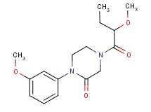 4-(2-methoxybutanoyl)-1-(3-methoxyphenyl)-2-piperazinone