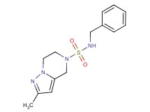 N-benzyl-2-methyl-6,7-dihydropyrazolo[1,5-a]pyrazine-5(4H)-sulfonamide
