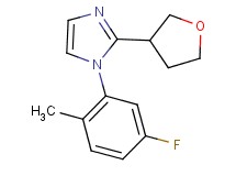 1-(5-fluoro-2-methylphenyl)-2-(tetrahydrofuran-3-yl)-1H-imidazole