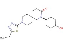 9-(5-ethyl-1,3,4-thiadiazol-2-yl)-2-(trans-4-hydroxycyclohexyl)-2,9-diazaspiro[5.5]undecan-3-one